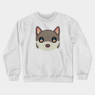 A wolf pup Crewneck Sweatshirt